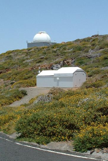 The SuperWASP enclosure on La Palma