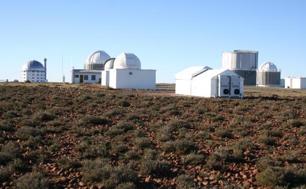 WASP-South (nearest) among SAAO telescopes.